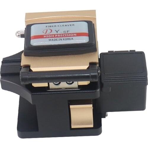 DY-6F High-precision cold splicing and hot melting three-in-one fixture for fiber cleaver