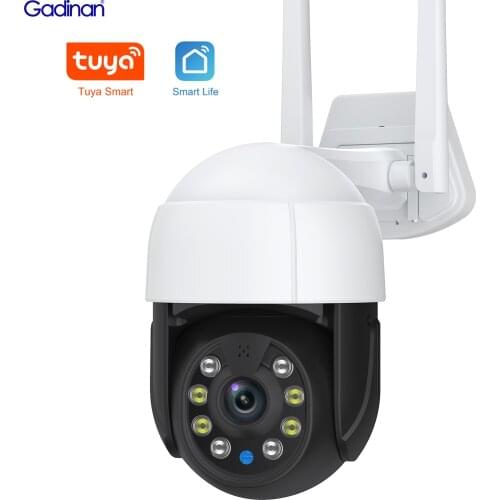 Gadinan 5MP 3MP TUYA Auto Tracking PTZ Camera Smart Cloud Outdoor IP Camera Ai Human Detect Video CCTV Security Surveillance
