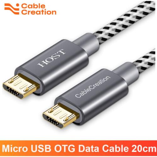 Micro USB Cable,CableCreation Micro USB to Micro USB OTG Cable,Compatible DJI Spark and Mavic, PS4, Android Phone and Tablet,etc