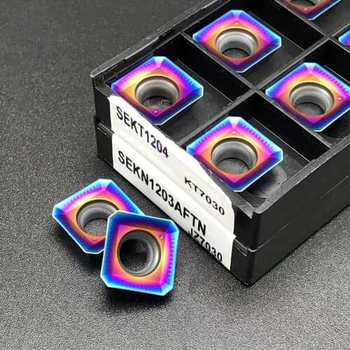 Nano Blue SEKT1204 milling insert carbide 100% original milling turning tool insert sekt 1204 CNC machining Turning Tool