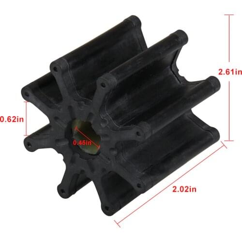 CARBOLE Water Pump Impeller For Mercruiser Mercury Bravo MAG MPI 4.3-5.0L 5.7L 6.2L 8.1L