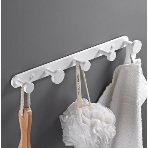 Hanger hooks, a row of clothes hooks, wall hanging, after entering the door, the clothes hooks on the wall at the door do not ne