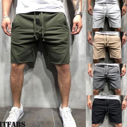 Hot Running Shor Mens Sports Short Pants Pocket Drawstring Jogging Trousers Shorts Jogger Gym Fitness Workout Esxercise