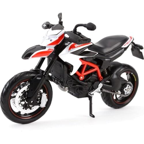 Maisto 1:12 Ducati Hypermotard SP 2013 Red Die Cast Vehicles Collectible Hobbies Motorcycle Model Toys