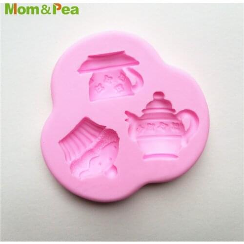 MPA2372 Teapot Silicone Mold Gum Paste Chocolate Ornamental Fondant Mould Cake Decoration Tools
