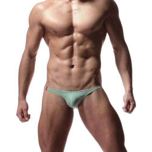 2021 Mens Swimming Trunks Sexy Low Waist Bikini Gay Men Swimwear Bathing Suit Swim Briefs Boxers Swimsuit Beach Shorts Sunga