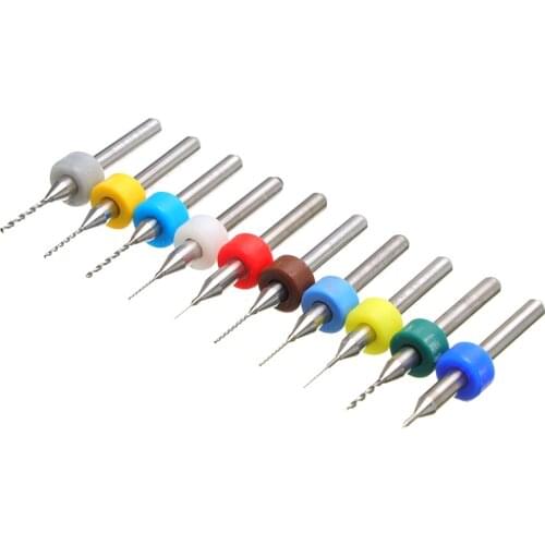 0.1-2mm Tungsten Steel Carbide Drill Bit Set For Watch Repair Circuit Board Tungsten Watchmaker Repair Tool Precision Repair Set