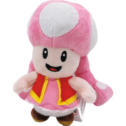 New 10Pcs Mushroom 6.5" 17CM Plush Doll