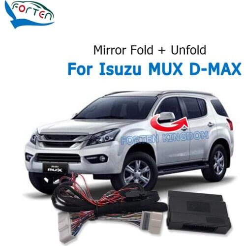 Forten Kingdom Car Side Auto Rear Mirror Folding System Module for Isuzu Mux Mu-x D-max Dmax Rear View Mirror fold unfold
