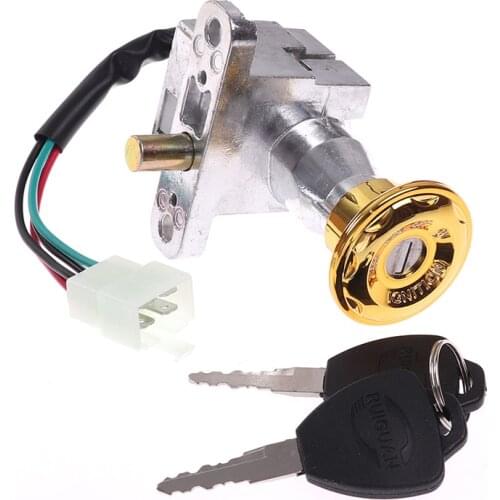 High Performance Universal Battery Mini Lock with 2 keys For Motorcycle Electric Bike Scooter E-bike Electric Lock
