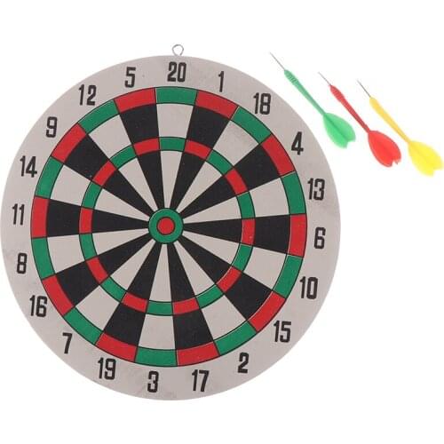 1Set New Dart Board & Darts Game Set Perfect For Cave Game Room Kids Decoration