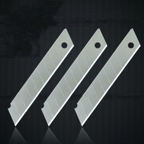 10PCS/lot High Quality Blade Knife Portable 0.6MM Thickness Steel Utility Knife DIY Durable Art Cutter 100mm x 18mm