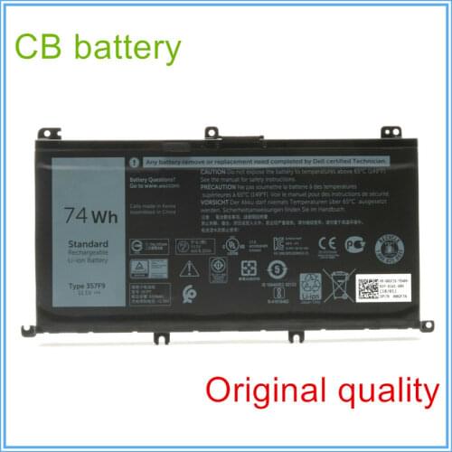 Original Laptop battery for 15 7559 7000 7557 7567 7566 5576 5577 P57F P65F 357F9 11.1v 74wh