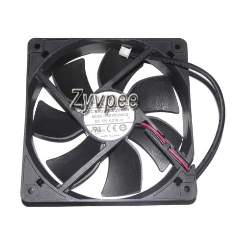 120x125x25MM AS12025M12 12V 0.21A 2Wires 12CM Computer Case Fan