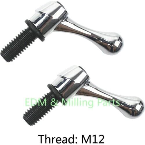 2x Bridgeport Part Head Milling Machine Table Lock Mill Bolt Handle CNC M12 Thread