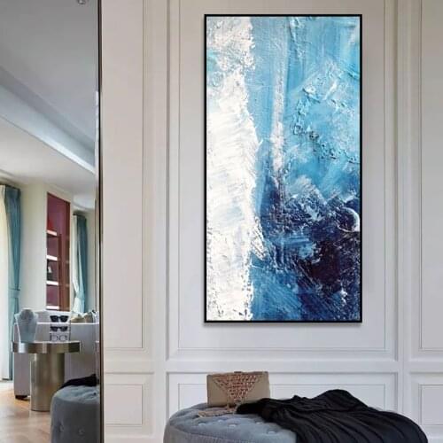 Large Size Handmade Oil Painting Abstract Decoracion Salon Casa Modern Colors Canvas Painting For Home Wall Decor Art Unframed