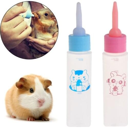 Pet Milk Bottle 30ml Silicone Nipple Small Animal Feeding Hamster Cat Dogs Puppy
