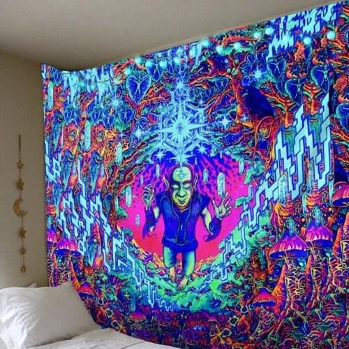 Colorful Digital Printing Monster Man Pattern Tapestry 2021 Newly Living Room Wall Hanging Decoration ozdoby do pokoju T611
