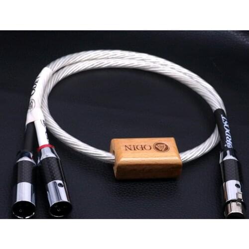 Hi End Odin Nordost Sterling Silver 1 XLR Female to 2 XLR Male XLR One Point Two Balanced Audio Cable