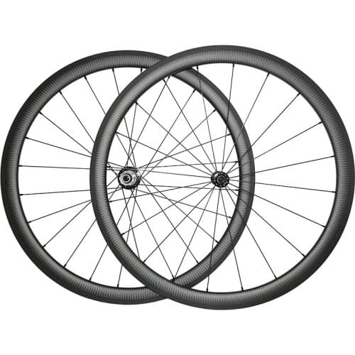 SPDSF 1360g 700C 38mm deep road bicycle carbon wheels clincher Rim brake 25mm wide 20H 24H Powerrway R13 HG XDR CP road wheelset