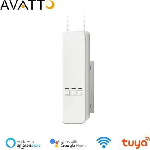 AVATTO Wifi Smart Roller Blinds Motor,Tuya WiFi Electric Shutter Curtain Motor,Remote Voice Control Work With Alexa/Google Home