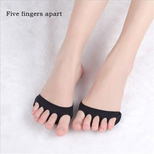 Nylon Forefoot Metatarsal Pads Pain Relief Orthotics Foot Massage Anti-slip Protector High Heel Elastic Cushion Foot Care Tool