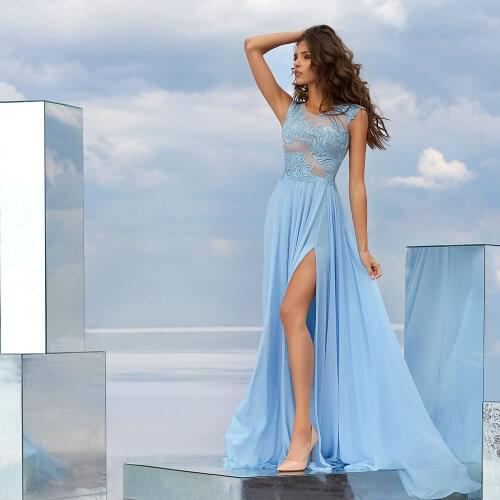Pukguro Womens Evening Chiffon Dresses