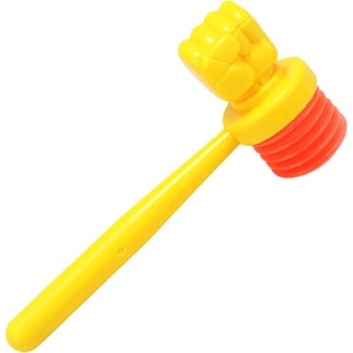 15cm Hammer Noise Maker Child Whistle Training Toddler Baby Kids Handle Plastic Durable Built in Whistle Toddler Toys