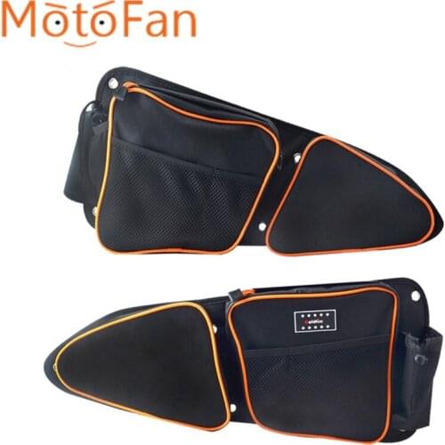 UTV Passenger And Driver Side Door Storage Bag Waterproof with Knee Pad for 2014-2020 Polaris RZR XP Turbo Turbo S 1000 S900