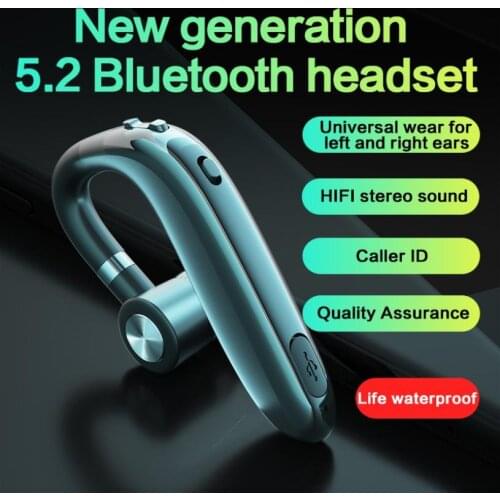 V20 Wireless Bluetooth Earphones Long Standby Ear Hook Business Stereo Headphones Handsfree Drive Call Sport Headset With Mic