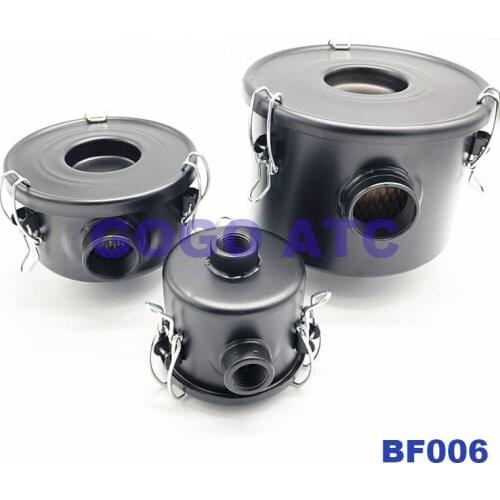 GOGOATC High pressure Vacuum pump BF006 filter fan pump dust impurity filter cast steel with air filter dust collector