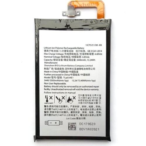 High Quality 3440mAh BAT-63108-003 TLP034E1 battery for BlackBerry KEYone Cellphone