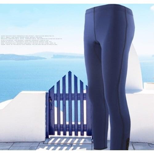 2mm Adult Wetsuit Pants Women Sun Protection Fitness Running Swim Trousers Men Winter Warm Snorkeling Pants Diving Leggings