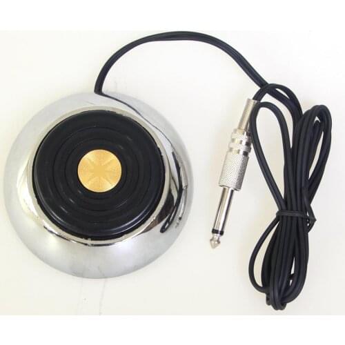1pcs High Quality Stainless Steel Foot Switch Pedal Tattoo Clip Cord For Tattoo Mahcine Tattoo Power Supply Free Shipping
