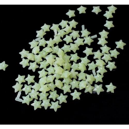 180 pcs/lot 3D Stars Luminous Fluorescent toys Bedroom Home Decor Color kids baby DIY Stickers