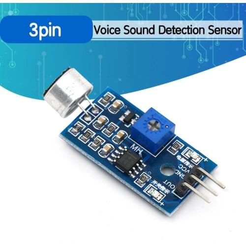 3pin Voice Sound Detection Sensor Module Intelligent Smart Robot Helicopter Airplane Boart Car for arduino Diy Kit
