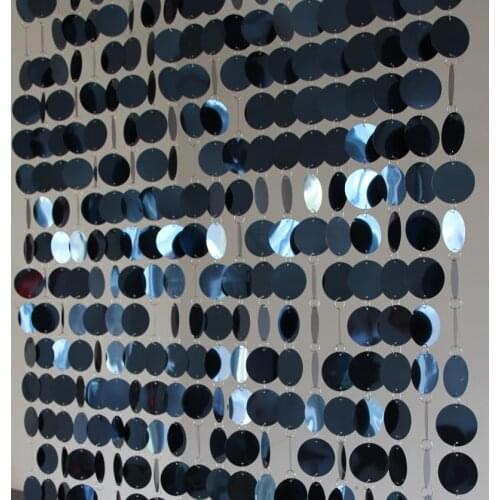 30 strings Wedding party large-scale performance stage decoration ornaments plastic reflective sequin partition curtains