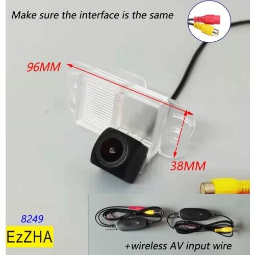 Car Rear View Camera For SSangYong Actyon Micro Actyon 2006~2010 license plate led camera rca video cable reverse camera Fisheye