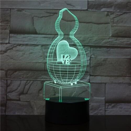 Mothers Day RGB 3D LED Night Light Lamp Acrylic Atmosphere Decoration Nightlight with APP Control Best Gift for Mom