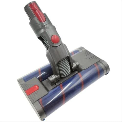 Electric Mop Head Double Roller Floor Brush for Dyson V7V8V10V11 Vacuum Cleaner to Wipe the Floor,Suction Accessories