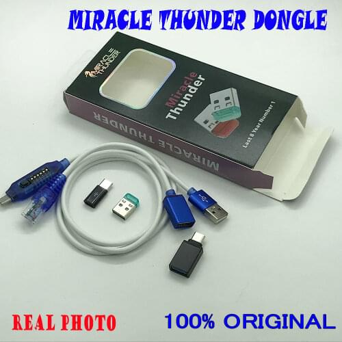 Gsmjustoncct miracle thunder dongle with miracle edl cable with mriacle boot jigs function as same as like miralce key / box