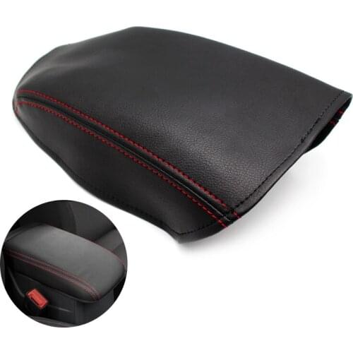For VW Golf 7 MK7 VII 2014 2015 2016 Car Center Control Armrest Box Microfiber Leather Cover