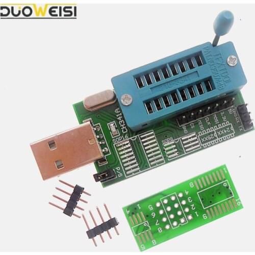 1pcs Ch341a 24 25 reprogrammed dvd router bi0 s brush multifunctional usb programmer