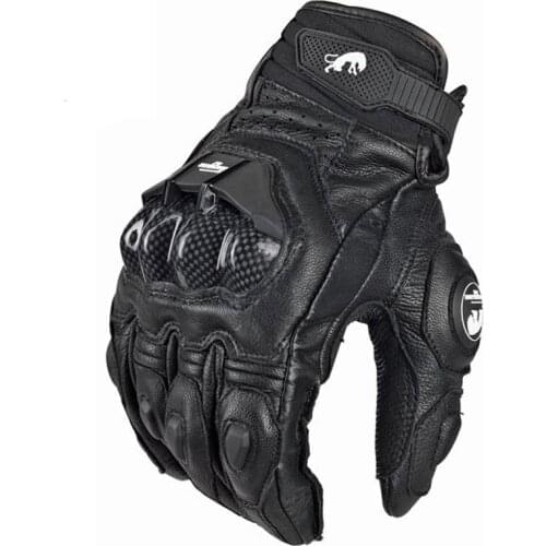 Mens Women 4 Season Driving Supertech Black/white Motorcycle Leather Gloves Racing Glove Motorbike Cowhide Racing Bike Knight