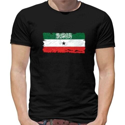 Somaliland Flag Mens T-Shirt Somali Flags Mogadishu Country Travel Gym Tee Tshirt