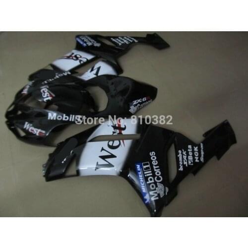 Motorcycle Fairing kit for KAWASAKI Ninja ZX6R 07 08 ZX6R 636 2007 2008 WEST White black ABS Fairings set +7 gifts SC13