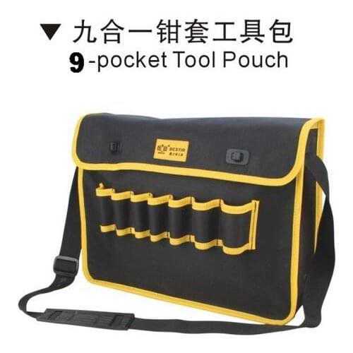 BESTIR taiwan made oxford complex material PVC 600D durable pocket tool bag NO.05155