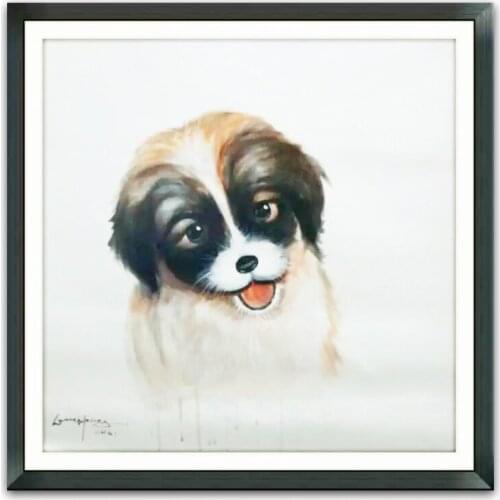 Hand Painted Cartoon Oil Painting on Canvas Abstract Animal Wall Art for Home Decoration Original OilPainting YC011