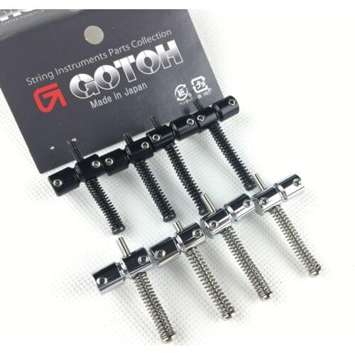 1 Set ( 4 Pieces ) GOTOH Brass Electric Bass Bridge Saddle Made In JAPAN S203