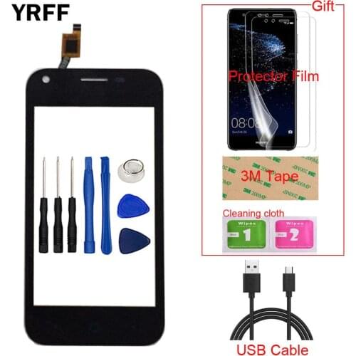 4.0'' Mobile Touch Screen TouchScreen For ZTE Blade L110 L 110 Touch Screen Digitizer Panel Front Glass Lens Sensor Tools Gift